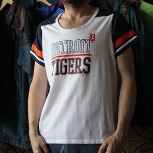 Detroit Tigers Women's 1X 100% Cotton T-Shirt By Majestic